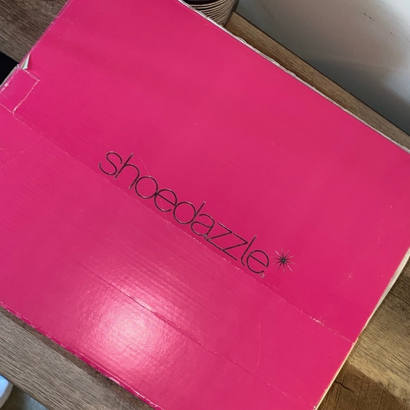 NWB!! Shoe Dazzle Over the Knee Boots in Camel Faux Suede Size 7.5 - Picture 9 of 11